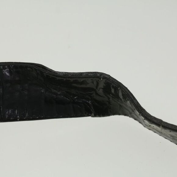 Pre Loved CELINE  C Macadam Canvas Horse Carriage Shoulder Bag Black Auth bs8998 - Picture 8 of 10